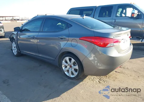 2012 Hyundai Elantra Limited из США, поврежденный, VIN 5NPDH4AE1CH135247